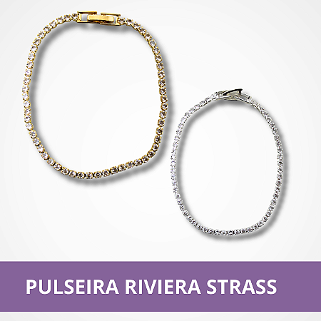 Pulseira Riviera Strass