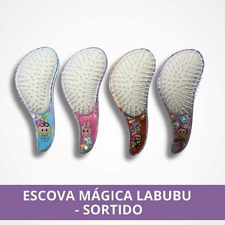Escova Mágica Labubu - Sortido