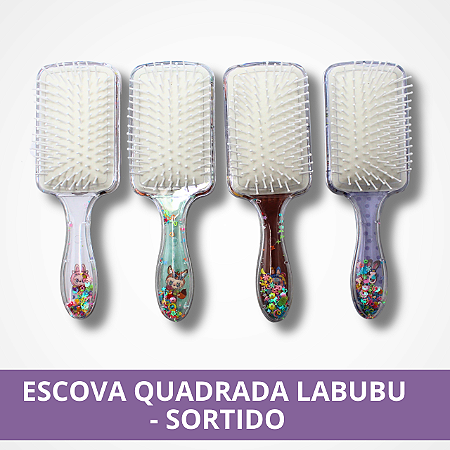 Escova Quadrada Labubu - Sortido