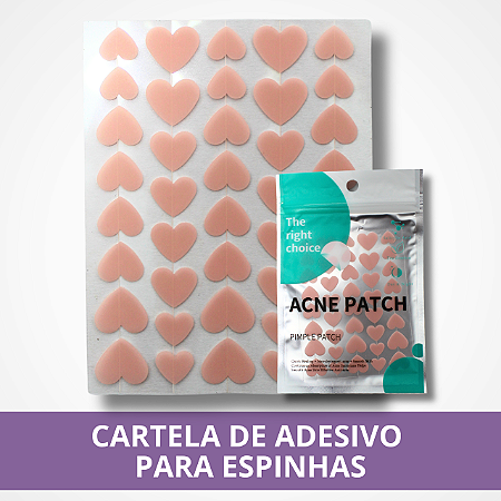 Cartela de Adesivo para Espinhas