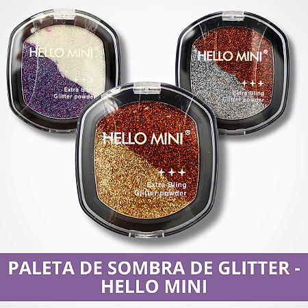 Paleta de Sombra Glitter - Hello Mini