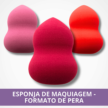 Esponja de Maquiagem - Formato de Pera