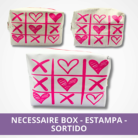 Necessaire Box - Estampa - Sortido