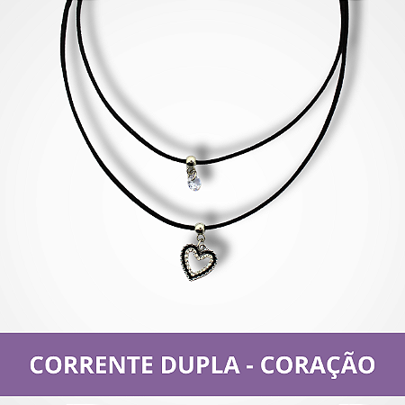 Corrente Dupla - Coração