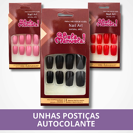 Unhas Postiças - Autocolantes