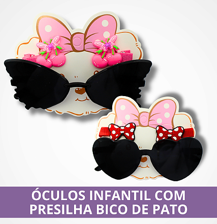 Óculos Infantil com Presilha Bico de Pato