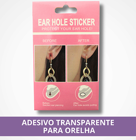 Adesivo Transparente para Orelha