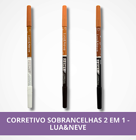 Corretivo Sobrancelhas 2 em 1 - Lua&Neve