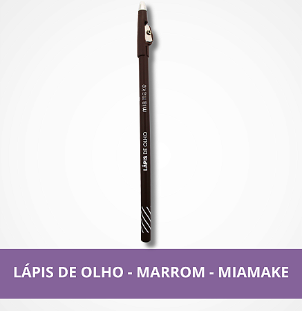 Lápis de Olho - Marrom - MiaMake