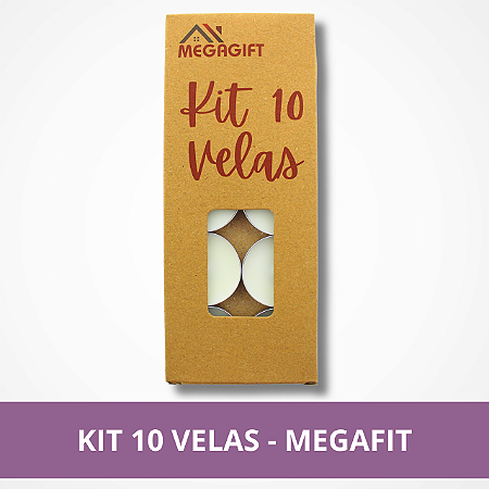 Kit 10 Velas - Megagift