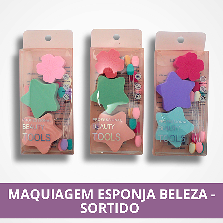 Maquiagem Esponja Beleza - Sortido