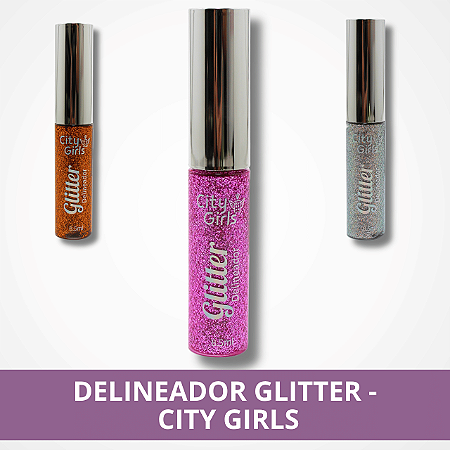Delineador Glitter - City Girls