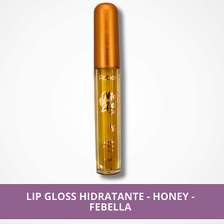 Lip Gloss Hidratante - Honey - Febella