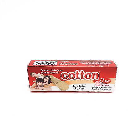 Caixa De Curativos Antissépticos  Com 10 Unid - Cotton Line