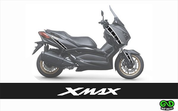Kit Adesivos Carenagens Yamaha Xmax 250 - Duas cores
