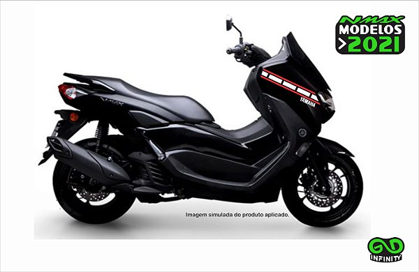 Kit Adesivos Nmax 2021 Faixa Comemorativa Farol (Duas Cores)