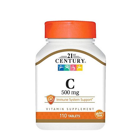 Vitamina C 500mg, 110 comprimidos - 21st century