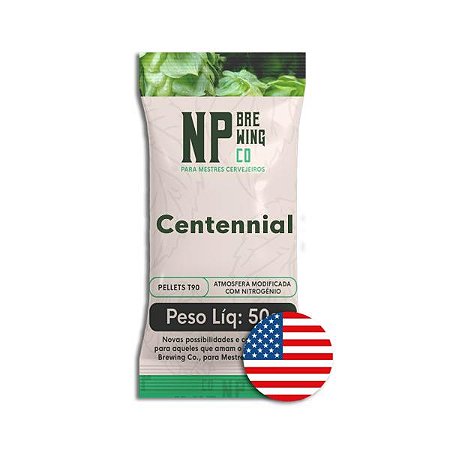 Lúpulo Centennial em pellet T-90 - Safra 2023