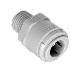 Engate Rápido Rosca Macho 1/4" NPT x Tubo 3/8"