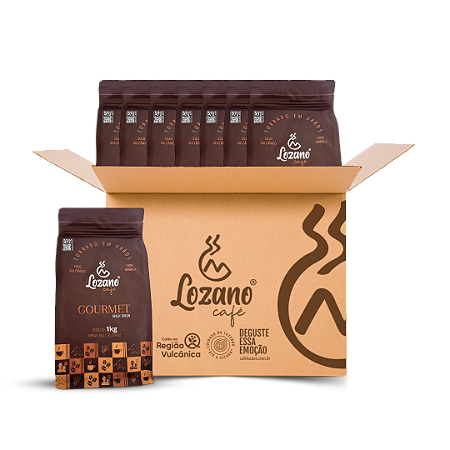 Gourmet 1Kg. Grão Espresso | Caixa com 10 unidades