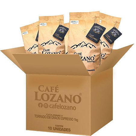 Gourmet 1Kg. Grão Espresso | Caixa com 10 unidades