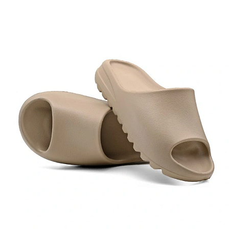Chinelo Nuvem Slide Yezz Confortável Todo Em Eva-Bege