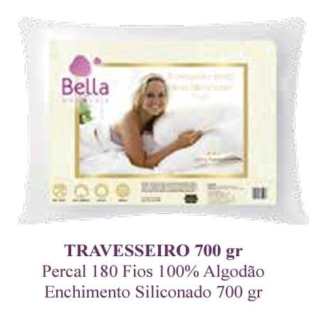 Travesseiro Bella Alto 700gramas 50 x 70 cm
