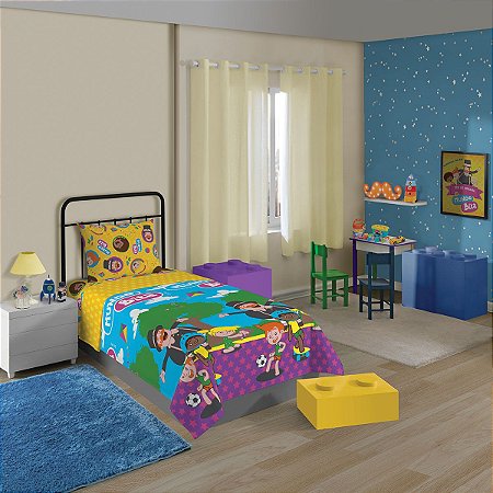 Cama, Mesa e Banho Jogo De Cama Microfibra Barbie Reinos Mágicos 3