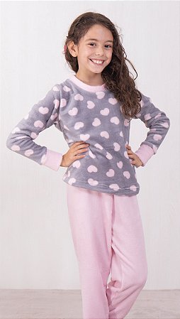 Pijama Bella Plush Infantil Cecilia 10 anos