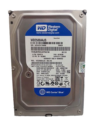 HD 250 GB entrada sata