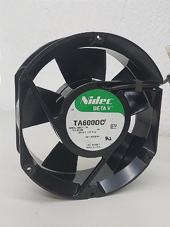 Ventilador Nidec Beta V TA600DC 12v 1,52a Model A34531-26 3 Fios em Aluminio