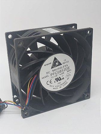 Cooler Fan Delta 12v 4,32a 90x90x38mm Modelo PFC0912DE 4 Fios PWM