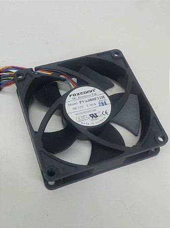 Cooler Ventilador FOXCONN 12v 0,36A Modelo PVA080G12Q Com rolamento Marca - Foxconn