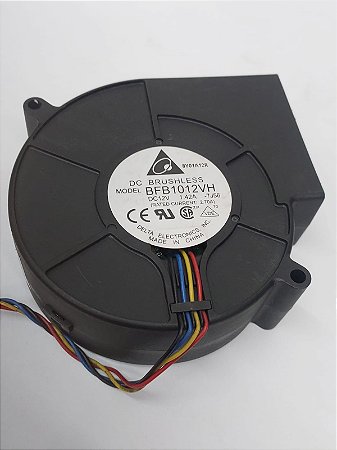 Micro Ventilador Caracol delta 12v 1,42a Modelo BFB1012VH 4 fios PWM
