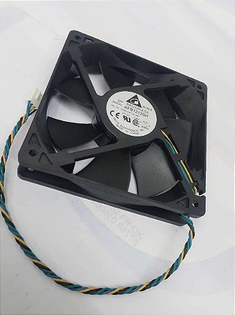 Cooler Fan Delta 12v 0,8a 120x120x25mm Modelo AFB1212sh 4fios PWM