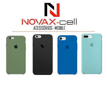 Capa De Proteção Iphone 7 Plus E Iphone 8 Plus - Case De Silicone Vermelha  em Promoção | Ofertas na Americanas