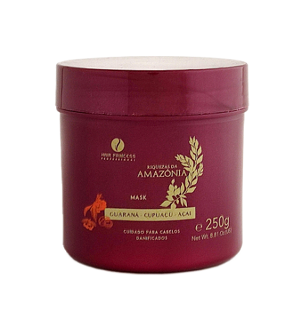Máscara Capilar Açaí, Cupuaçu e Guaraná - Riquezas da Amazônia | Hair Princess - 250g