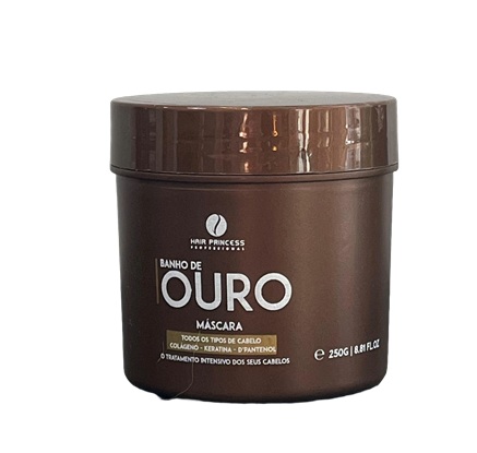 Máscara Banho De Ouro Hair Princess 250g