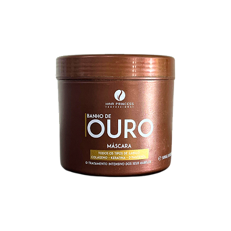 Máscara Banho De Ouro Hair Princess 500g