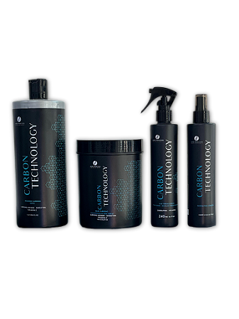 Kit Cauterização Carbon Technology Hair Princess 4 passos