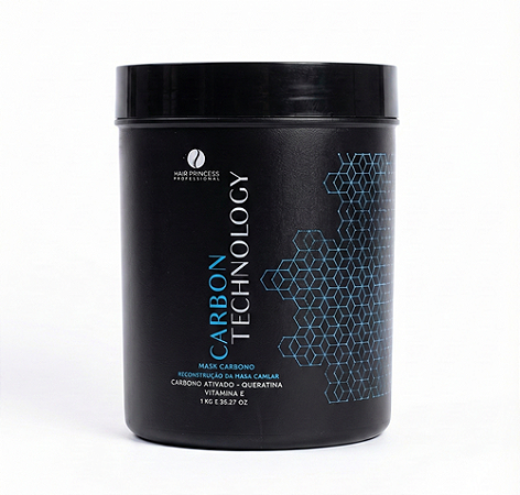 Máscara Carbon Technology Hair Princess 1kg