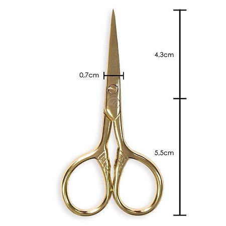 Klass Vough - Tesoura para Sobrancelha SC-03