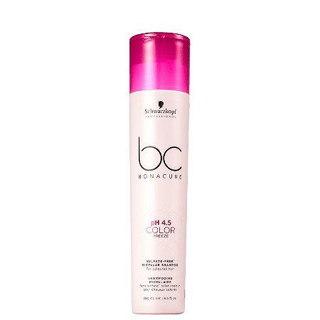 Schwarzkopf Professional BC Bonacure pH 4.5 Color Freeze Micellar - Shampoo sem Sulfato 250ml