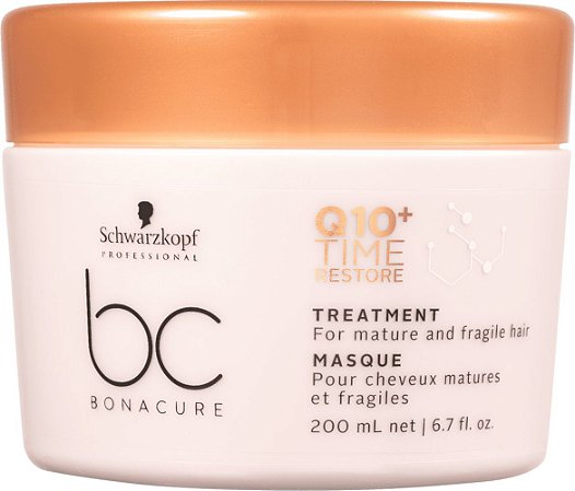 Schwarzkopf Professional BC Bonacure Q10+ Time Restore - Máscara Capilar 200ml