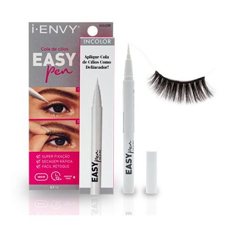 Kiss New York - Cola para Cilios Easy Pen Incolor