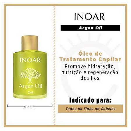 Óleo de Tratamento Capilar Inoar Argan Oil - 7ml