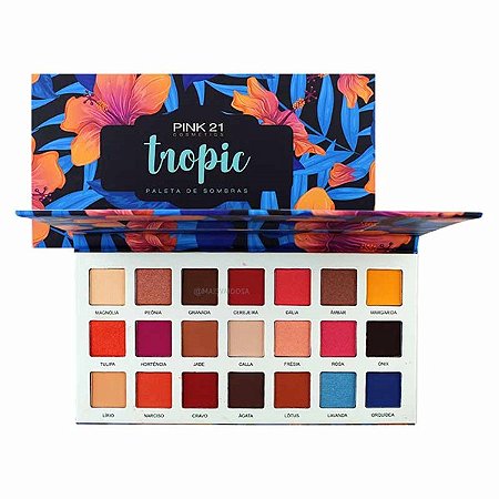 Pink 21 - Paleta de sombra Tropic