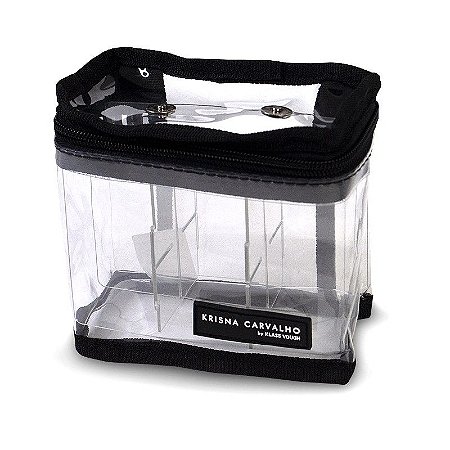 Klass Vough - Necessaire Krisna Mini Cristal com Divisorias 14.5x7.5x13