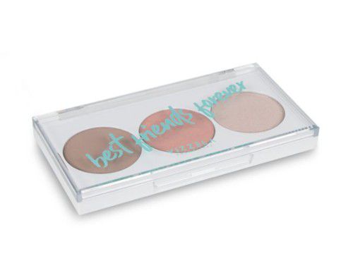 Vizzela - Paleta paleta BFF 01 contorno, blush e iluminador