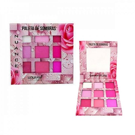 Ludurana V - Paleta de Sombras Nuances Rosa B00007